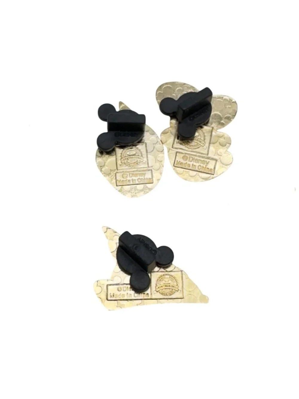 Disney Iconic Hats  Mystery 3 Pin Set Goofy Aladdin Jafar Pinocchio 2012